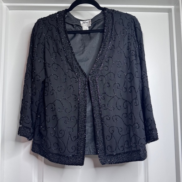 Vintage JMD New York Beaded Jacket Made In India - Picture 4 of 7